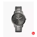Fossil The Minimalist Three-Hand Smoke Stainless Steel Watch